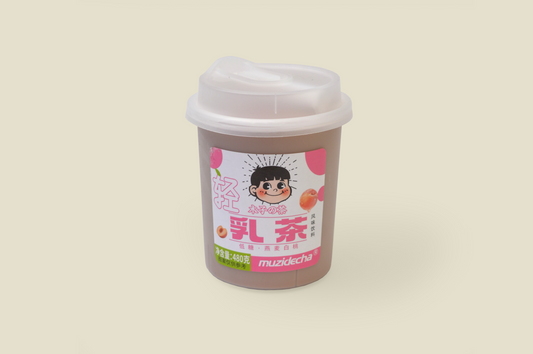 Milky Bubble Tea - Peach